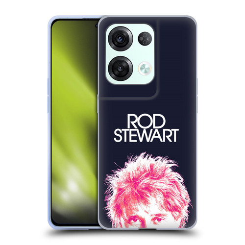 Rod Stewart Art Neon Soft Gel Case for OPPO Reno8 Pro