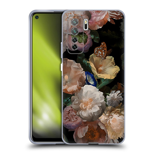 UtArt Antique Flowers Botanical Beauty Soft Gel Case for Huawei Nova 7 SE/P40 Lite 5G