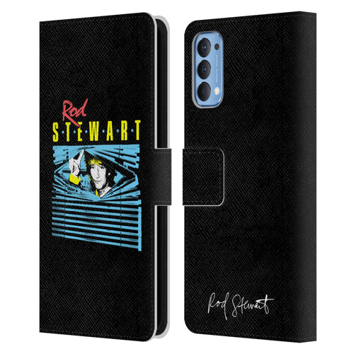 Rod Stewart Art Blinds Leather Book Wallet Case Cover For OPPO Reno 4 5G