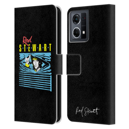 Rod Stewart Art Blinds Leather Book Wallet Case Cover For OPPO Reno8 4G