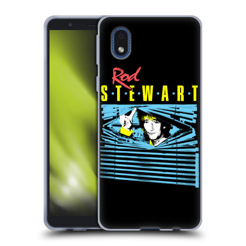 Rod Stewart Art Blinds Soft Gel Case for Samsung Galaxy A01 Core (2020)