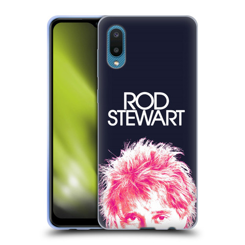 Rod Stewart Art Neon Soft Gel Case for Samsung Galaxy A02/M02 (2021)