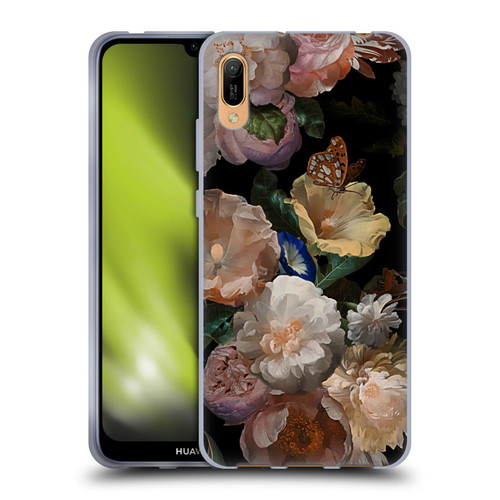 UtArt Antique Flowers Botanical Beauty Soft Gel Case for Huawei Y6 Pro (2019)