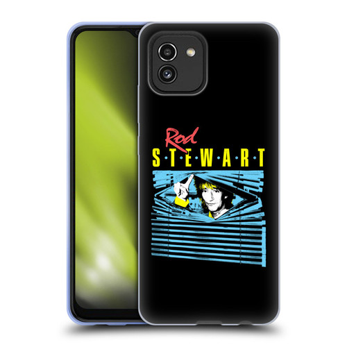 Rod Stewart Art Blinds Soft Gel Case for Samsung Galaxy A03 (2021)