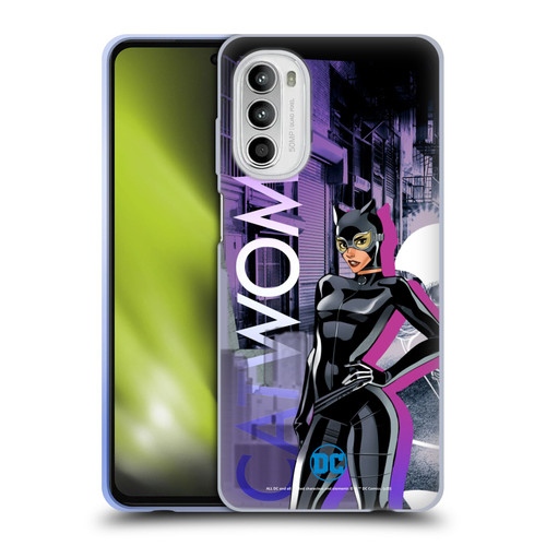 DC Women Core Compositions Catwoman Soft Gel Case for Motorola Moto G52
