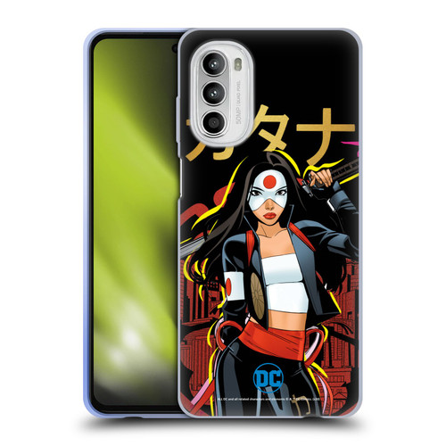 DC Women Core Compositions Katana Soft Gel Case for Motorola Moto G52