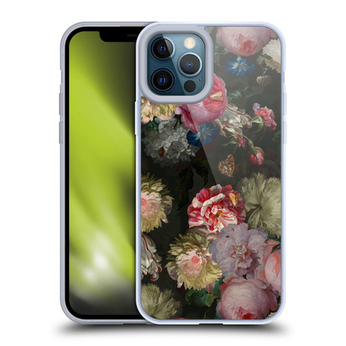 UtArt Antique Flowers Bouquet Soft Gel Case for Apple iPhone 12 Pro Max