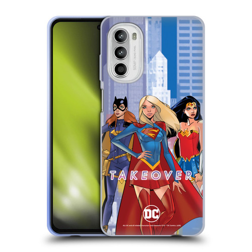 DC Women Core Compositions Girl Power Soft Gel Case for Motorola Moto G52