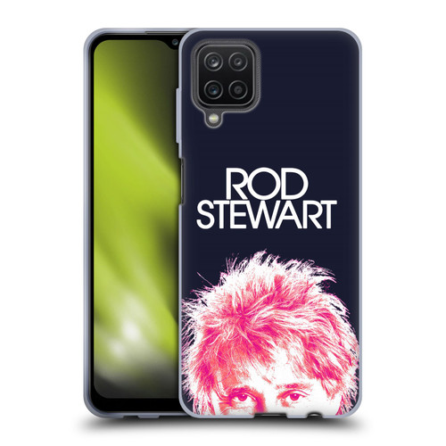 Rod Stewart Art Neon Soft Gel Case for Samsung Galaxy A12 (2020)