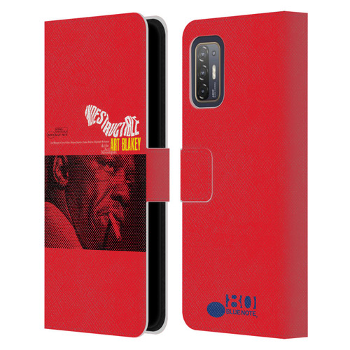 Blue Note Records Albums Art Blakey Indestructible Leather Book Wallet Case Cover For HTC Desire 21 Pro 5G