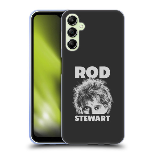 Rod Stewart Art Black And White Soft Gel Case for Samsung Galaxy A14 5G