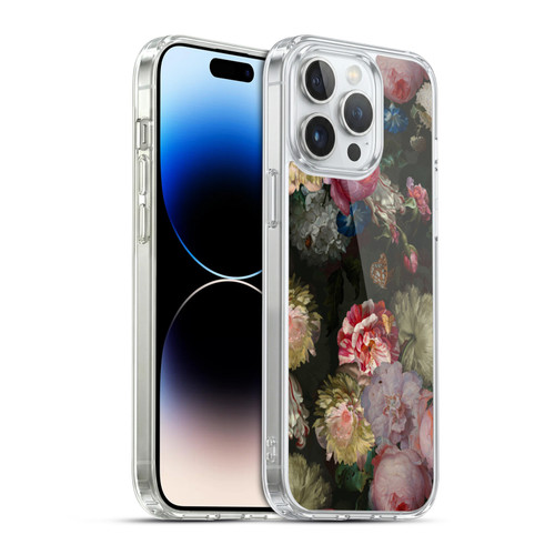 UtArt Antique Flowers Bouquet Soft Gel Case for Apple iPhone 14 Pro Max & MagSafe