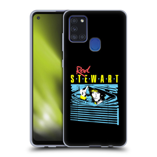 Rod Stewart Art Blinds Soft Gel Case for Samsung Galaxy A21s (2020)