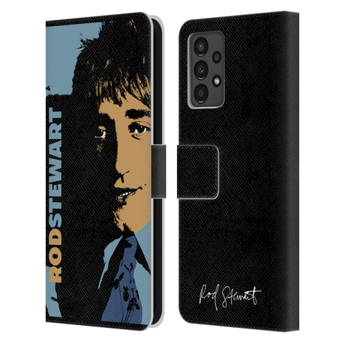 Rod Stewart Art Yesterday Retro Leather Book Wallet Case Cover For Samsung Galaxy A13 (2022)