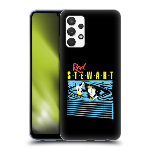 Rod Stewart Art Blinds Soft Gel Case for Samsung Galaxy A32 (2021)