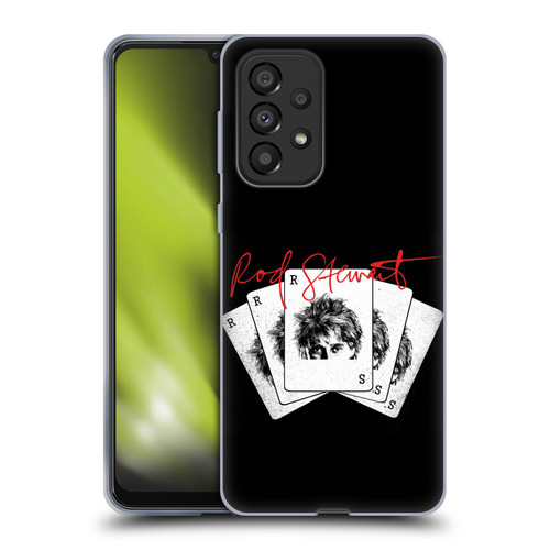 Rod Stewart Art Poker Hand Soft Gel Case for Samsung Galaxy A33 5G (2022)