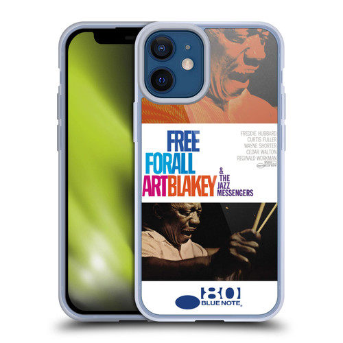 Blue Note Records Albums Art Blakey Free For All Soft Gel Case for Apple iPhone 12 Mini