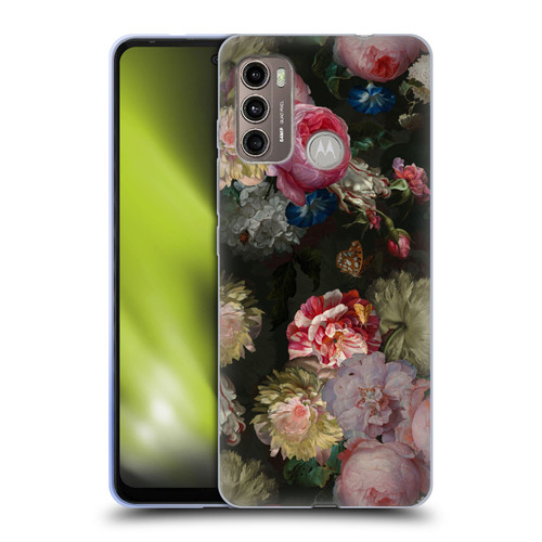 UtArt Antique Flowers Bouquet Soft Gel Case for Motorola Moto G60 / Moto G40 Fusion