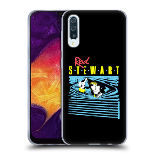 Rod Stewart Art Blinds Soft Gel Case for Samsung Galaxy A50/A30s (2019)