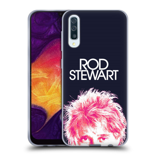 Rod Stewart Art Neon Soft Gel Case for Samsung Galaxy A50/A30s (2019)