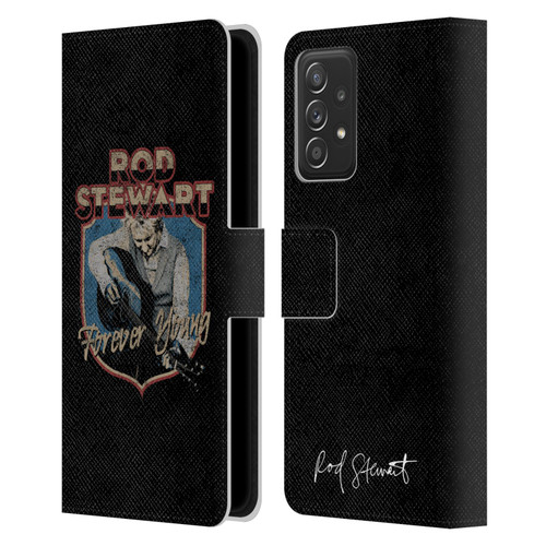 Rod Stewart Art Forever Young Leather Book Wallet Case Cover For Samsung Galaxy A52 / A52s / 5G (2021)