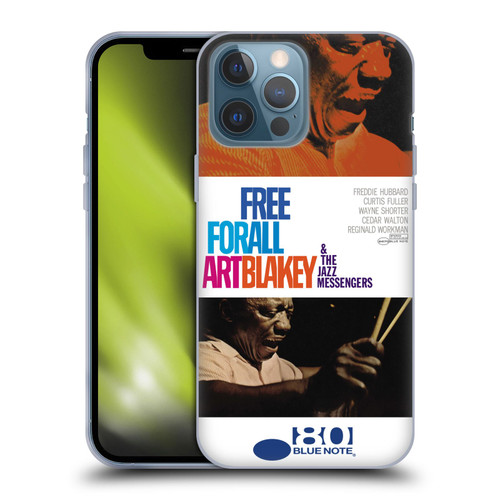 Blue Note Records Albums Art Blakey Free For All Soft Gel Case for Apple iPhone 13 Pro Max