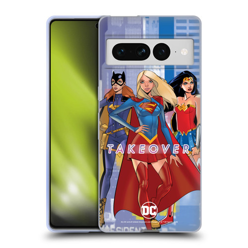 DC Women Core Compositions Girl Power Soft Gel Case for Google Pixel 7 Pro