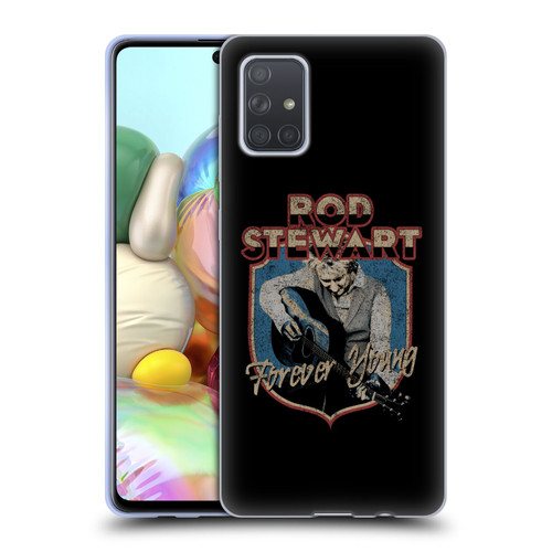 Rod Stewart Art Forever Young Soft Gel Case for Samsung Galaxy A71 (2019)