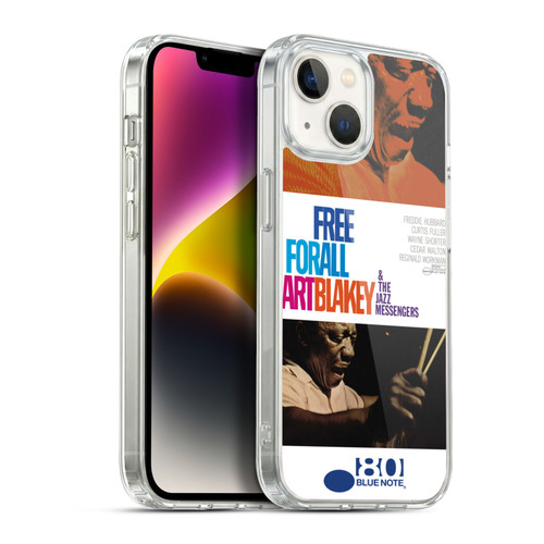 Blue Note Records Albums Art Blakey Free For All Soft Gel Case for Apple iPhone 14