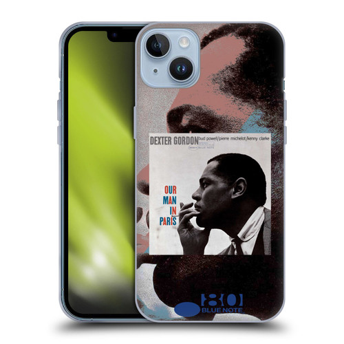 Blue Note Records Albums Dexter Gordon Our Man In Paris Soft Gel Case for Apple iPhone 14 Plus