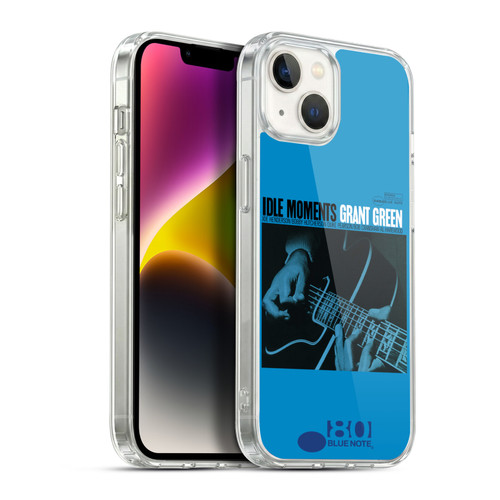 Blue Note Records Albums Grant Green Idle Moments Soft Gel Case for Apple iPhone 14 Plus & MagSafe