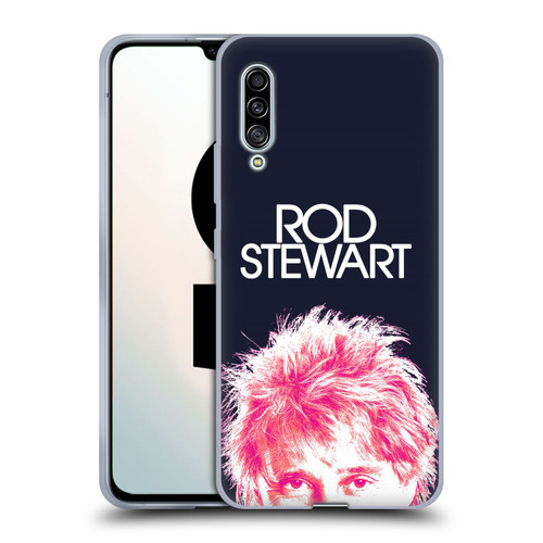 Rod Stewart Art Neon Soft Gel Case for Samsung Galaxy A90 5G (2019)