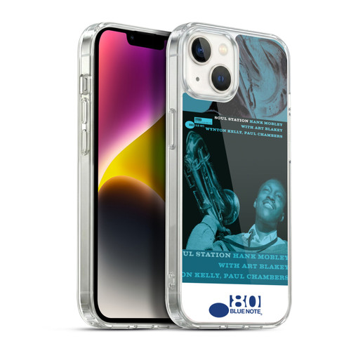 Blue Note Records Albums Hunk Mobley Soul Station Soft Gel Case for Apple iPhone 14 Plus & MagSafe