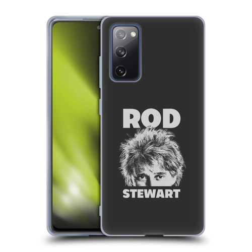 Rod Stewart Art Black And White Soft Gel Case for Samsung Galaxy S20 FE / 5G