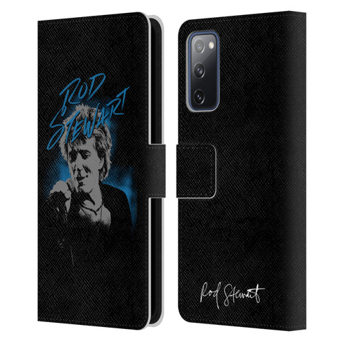Rod Stewart Art Scribble Leather Book Wallet Case Cover For Samsung Galaxy S20 FE / 5G