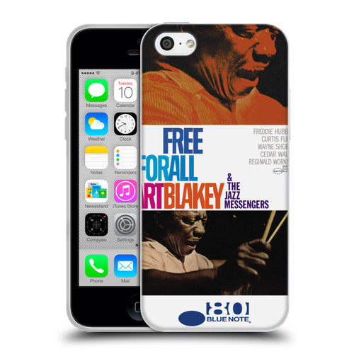 Blue Note Records Albums Art Blakey Free For All Soft Gel Case for Apple iPhone 5c