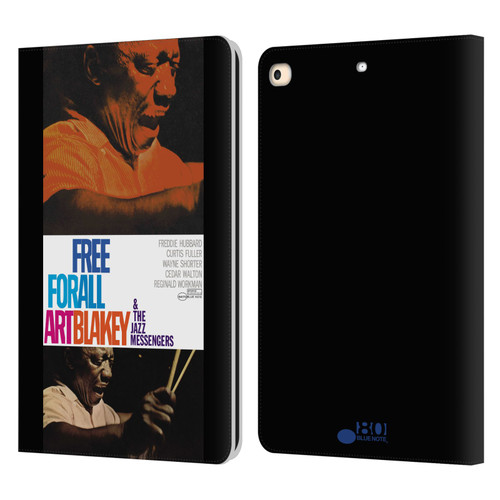 Blue Note Records Albums Art Blakey Free For All Leather Book Wallet Case Cover For Apple iPad 9.7 2017 / iPad 9.7 2018