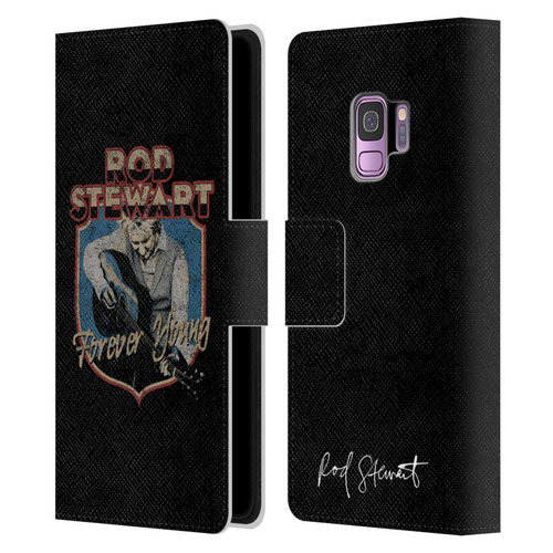 Rod Stewart Art Forever Young Leather Book Wallet Case Cover For Samsung Galaxy S9