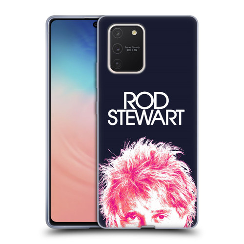 Rod Stewart Art Neon Soft Gel Case for Samsung Galaxy S10 Lite