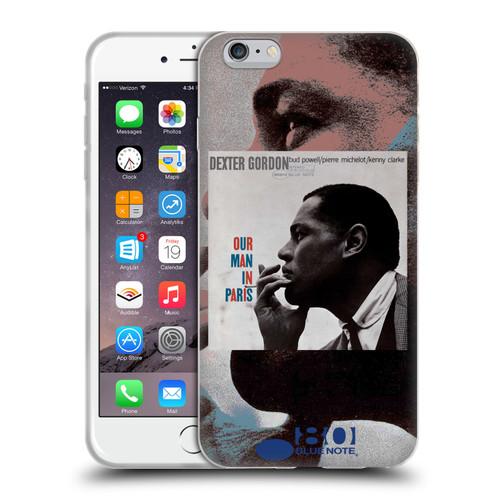 Blue Note Records Albums Dexter Gordon Our Man In Paris Soft Gel Case for Apple iPhone 6 Plus / iPhone 6s Plus