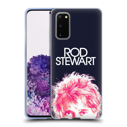 Rod Stewart Art Neon Soft Gel Case for Samsung Galaxy S20 / S20 5G
