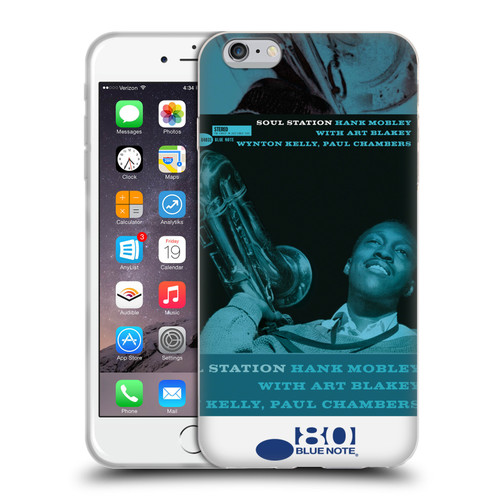 Blue Note Records Albums Hunk Mobley Soul Station Soft Gel Case for Apple iPhone 6 Plus / iPhone 6s Plus