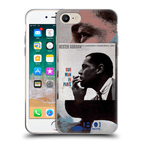 Blue Note Records Albums Dexter Gordon Our Man In Paris Soft Gel Case for Apple iPhone 7 / 8 / SE 2020 & 2022