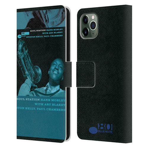 Blue Note Records Albums Hunk Mobley Soul Station Leather Book Wallet Case Cover For Apple iPhone 11 Pro Max