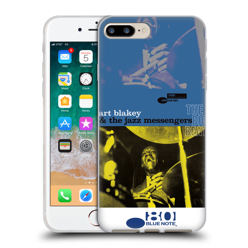 Blue Note Records Albums Art Blakey The Big Beat Soft Gel Case for Apple iPhone 7 Plus / iPhone 8 Plus