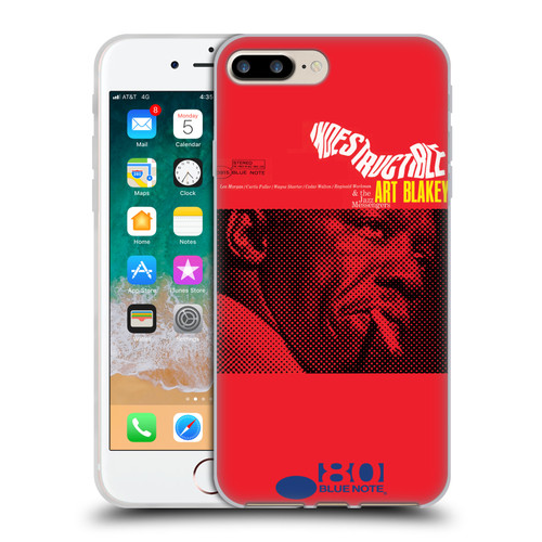 Blue Note Records Albums Art Blakey Indestructible Soft Gel Case for Apple iPhone 7 Plus / iPhone 8 Plus
