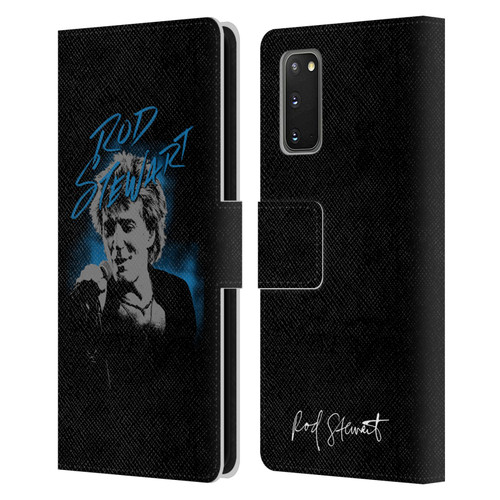 Rod Stewart Art Scribble Leather Book Wallet Case Cover For Samsung Galaxy S20 / S20 5G