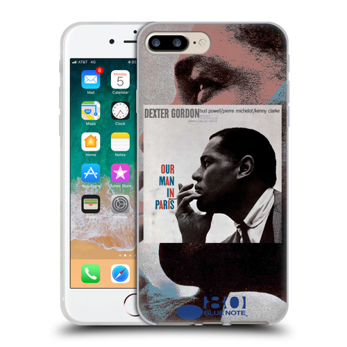 Blue Note Records Albums Dexter Gordon Our Man In Paris Soft Gel Case for Apple iPhone 7 Plus / iPhone 8 Plus
