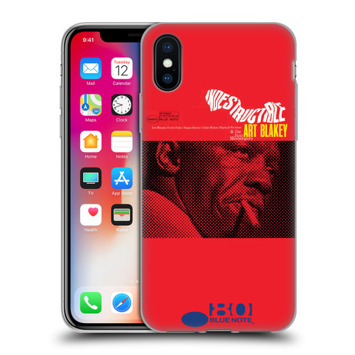 Blue Note Records Albums Art Blakey Indestructible Soft Gel Case for Apple iPhone X / iPhone XS