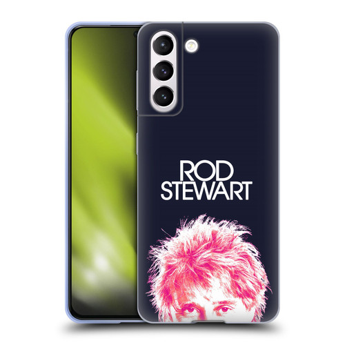 Rod Stewart Art Neon Soft Gel Case for Samsung Galaxy S21 5G
